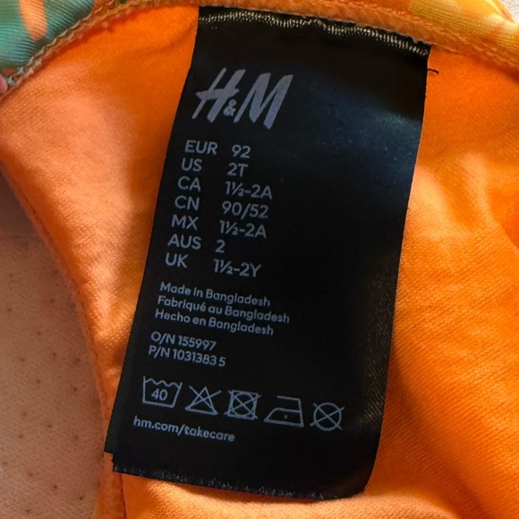 H&M tropical toddler bikini 2t​ - Picture 3 of 4